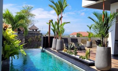 3 Bedroom Villa with Ocean View in Jimbaran for Rent Yearly