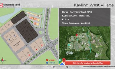 Dapatkan Kavling Impian Anda di West Village BSD, Siap Bangun