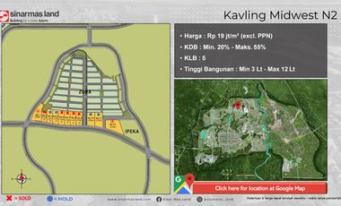 Kavling Midwest N2 BSD Lingkungan Modern dengan Akses Mudah