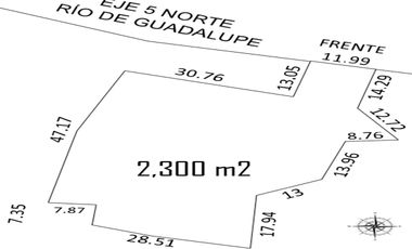 Terreno en venta San Juan de Aragón Gustavo A. Madero CDMX
