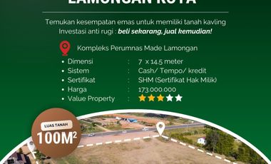 Tanah dijual di Jawa Timur, Lamongan