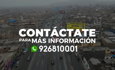 ¡Gran Oportunidad! De Casa como Terreno a sólo una cuadra de Panamericana Norte SMP