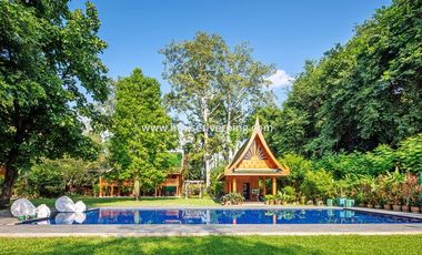 Prestigious Ayutthaya-Style Golden Teak House on Prime Land Above the Ping River, Never Flooded, Just Minutes from Chiang Mai City