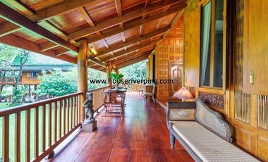 Prestigious Ayutthaya-Style Golden Teak House on Prime Land Above the Ping River, Never Flooded, Just Minutes from Chiang Mai City