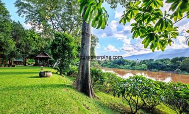 Prestigious Ayutthaya-Style Golden Teak House on Prime Land Above the Ping River, Never Flooded, Just Minutes from Chiang Mai City