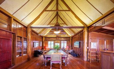 Prestigious Ayutthaya-Style Golden Teak House on Prime Land Above the Ping River, Never Flooded, Just Minutes from Chiang Mai City