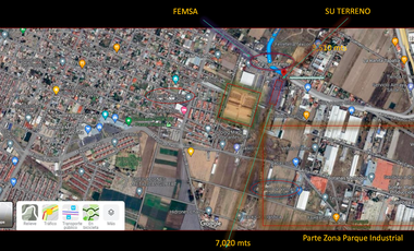 Terreno Industrial y Comercial en Chalco de Covarrubias (Escriturado)