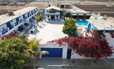 HOSTAL EN VENTA 16 HAB. KM 63 PAN.SUR CHILCA