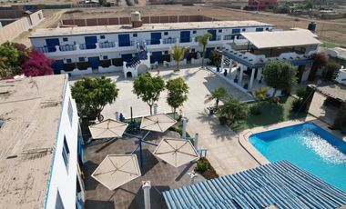 HOSTAL EN VENTA 16 HAB. KM 63 PAN.SUR CHILCA
