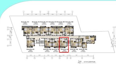 Unit 504, Rocco Condominium, 1-Bedroom, 5th Floor, 35.3sq.m