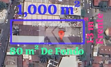 Bodega de 1000 metros con 2 Frentes Estratégicos en Av. Domingo Diez y Cuauhtémoc Cuernavaca  Oportunidad de Inversión Flexible