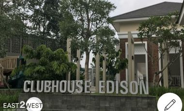 Dijual/Disewakan Rumah Cluster Edison Summarecon Gading Serpong Tangerang Cantik Bagus Nyaman Lokasi Strategis