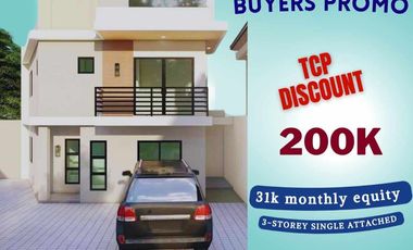 For Sale Corner 2-Storey 4-Bedrooms Single Attached House in Breyonna Homes Minglanilla City, Cebu