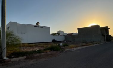 TERRENO EN VENTA CALLE COLIMA ENTRE CALLE LAGO MAGDA Y CALLE LAGO MANAGUA COL ZONA NORTE RESIDENCIAL CIUDAD OBREGON SONORA