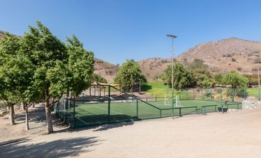 Sitio en cerro con vista despejada hacia el Valle de Chicureo, La Reserva
