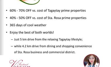 3-5 Bedroom House and Lot for Sale in Suntrust Verona near Tagaytay!
