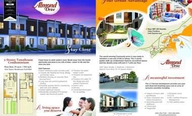 For Sale 1-bedroom with Parking in Almond Drive Talisay City, Cebu Foreigner Can Own