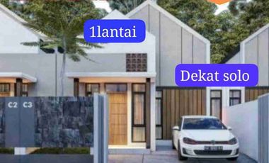 RUMAH HANYA 3 MENIT DARI EXIT TOL SOLO DI JETIS SAWAHAN NGEMPLAK
