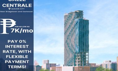For Sale: Pre-selling Prime location Condo in Quezon City, QC at Calle Centrale, Calle Industria, Bagumbayan