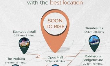 For Sale: Pre-selling Prime location Condo in Quezon City, QC at Calle Centrale, Calle Industria, Bagumbayan