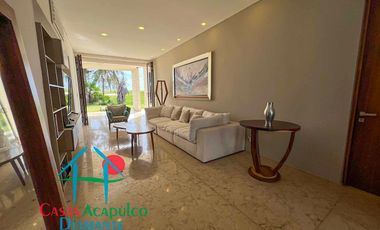 Hermosa casa en renta vacacional para 10 personas. Con alberca privada, vista al campo de golf y al mar