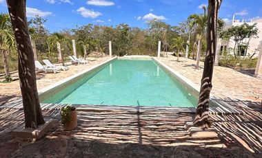 VENTA DE HOTEL ECOLOGICO A MEDIA HORA DE MERIDA