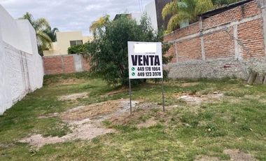 TERRENO / LOTE RESIDENCIAL EN VENTA EN COTO SAN NICOLAS AGUASCALIENTES SUR