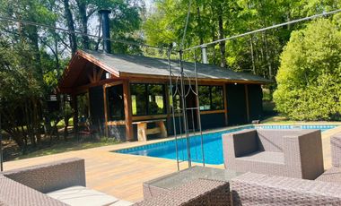 ARRIENDO CASA TEMPORADA PUCON - PISCINA Y HOT TAB