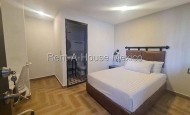 Departamento Amueblado en Renta en Naucalpan,Lomas de Tecamachalco CMB 25-1064.