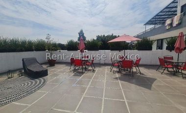 Departamento Amueblado en Renta en Naucalpan,Lomas de Tecamachalco CMB 25-1064.