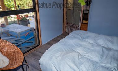 Terreno de 6.000 m2 con linda casa , cabaña y orilla de río, Cochiguaz, Valle del Elqui. $220 millones