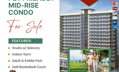 Solara Park Storeys First ever pet friendly Mid-Rise Condominium For Sale in Nuvali Laguna