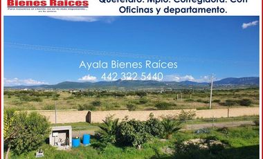 4,5 hectáreas en venta en Querétaro con Fábrica para elaboración de Quesos, Oficina y Departamento con 6 habitaciones.