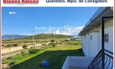 4,5 hectáreas en venta en Querétaro con Fábrica para elaboración de Quesos, Oficina y Departamento con 6 habitaciones.
