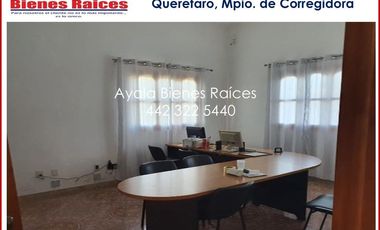 4,5 hectáreas en venta en Querétaro con Fábrica para elaboración de Quesos, Oficina y Departamento con 6 habitaciones.