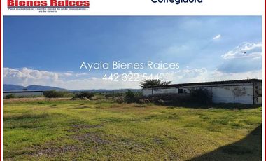VENTA DE PROPIEDAD EN QUERETARO, MPIO DE CORREGIDORA. IDEAL PARA CAS DE CAMPO, CABAÑAS DE DESCANSO. CONTÁCTANOS!