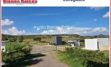 VENTA DE PROPIEDAD EN QUERETARO, MPIO DE CORREGIDORA. IDEAL PARA CAS DE CAMPO, CABAÑAS DE DESCANSO. CONTÁCTANOS!