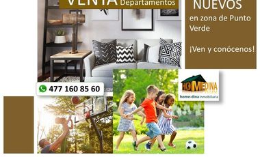SE VENDEN Departamentos de 2 y 3 recamaras por zona de Punto Verde totalmente nuevos en lugar exclusivo.