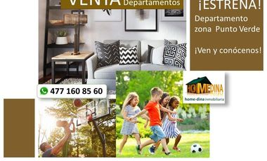 SE VENDEN Departamentos de 2 y 3 recamaras por zona de Punto Verde totalmente nuevos en lugar exclusivo.