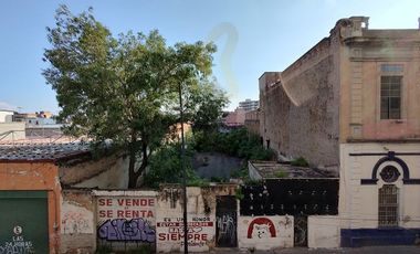 TERRENO EN VENTA CON DOS FRENTES EN GUADALAJARA CENTRO