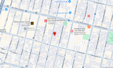 Departamento en venta en calle Moras, Col. Del Valle Sur, Benito Juárez, CDMX.