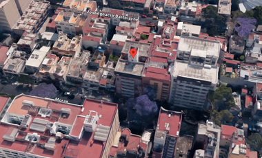Departamento en venta en calle Moras, Col. Del Valle Sur, Benito Juárez, CDMX.