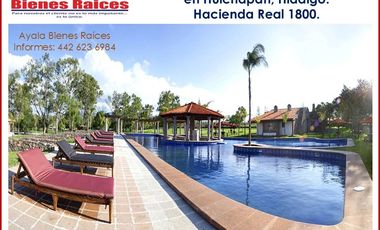 TERRENO EN VENTA EN HIDALGO. HACIENDA 1800 400M2  $400,000 EXCELENTE OPORTUNIDAD
