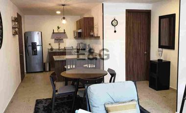 DEPA AMUEBLADO EN PB CON JARDIN