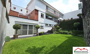 VENTA CASA CON JARDÍN EN PEDREGAL DE SAN FRANCISCO, COYOACÁN