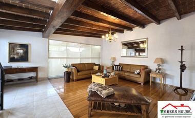 VENTA CASA CON JARDÍN EN PEDREGAL DE SAN FRANCISCO, COYOACÁN