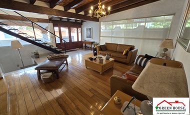 VENTA CASA CON JARDÍN EN PEDREGAL DE SAN FRANCISCO, COYOACÁN