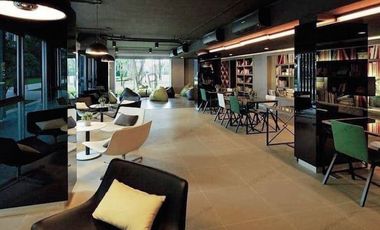 For sale with tenant, Condo D Condo Campus Resort Bangna, complete common area, near ABAC Suvarnabhumi Campus.