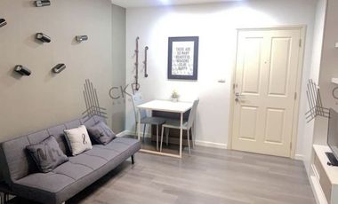 For sale with tenant, Condo D Condo Campus Resort Bangna, complete common area, near ABAC Suvarnabhumi Campus.