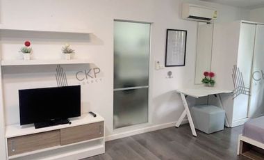 For sale with tenant, Condo D Condo Campus Resort Bangna, complete common area, near ABAC Suvarnabhumi Campus.